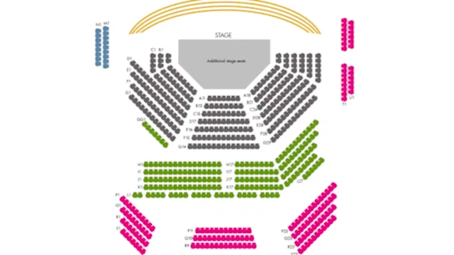 RNCM Concert Hall seating plan