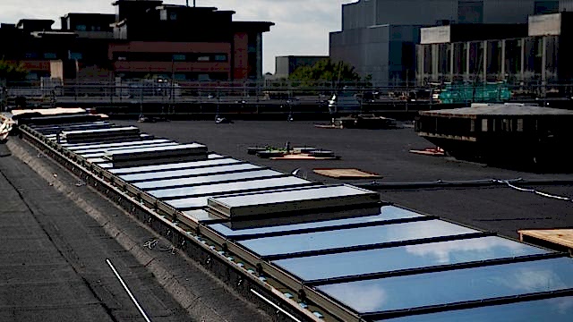 Solar panels on the RNCM roof